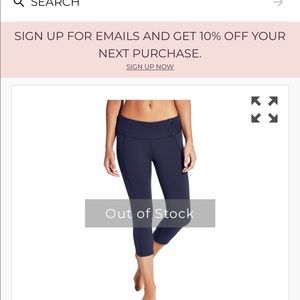 CALIA Essential Crossover Fitted Capris